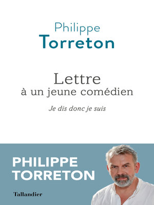 cover image of Lettre à un jeune comédien